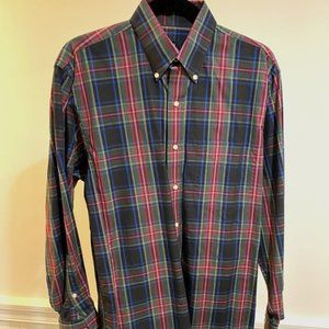 Vintage plaid button up